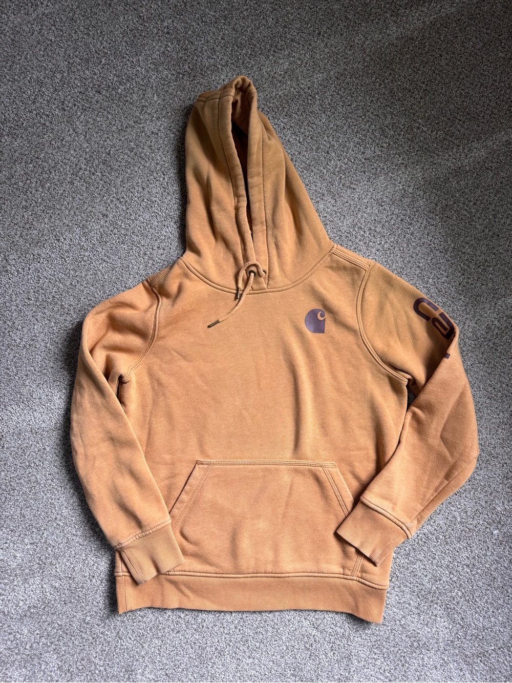 Carhartt women’s small  Brown Hooded Sweatshirt